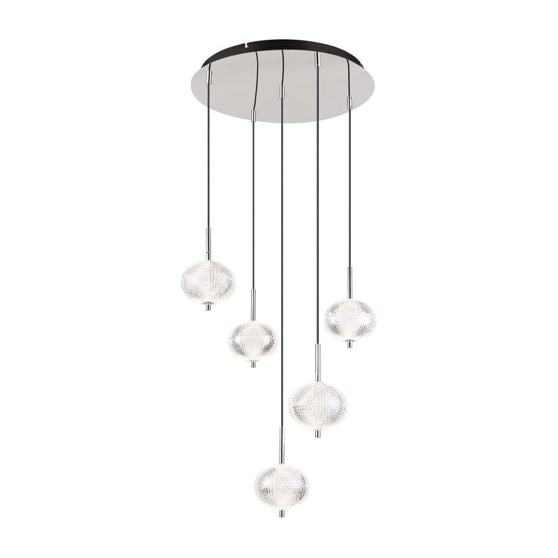 Suspension luminaire | Aida Chromée