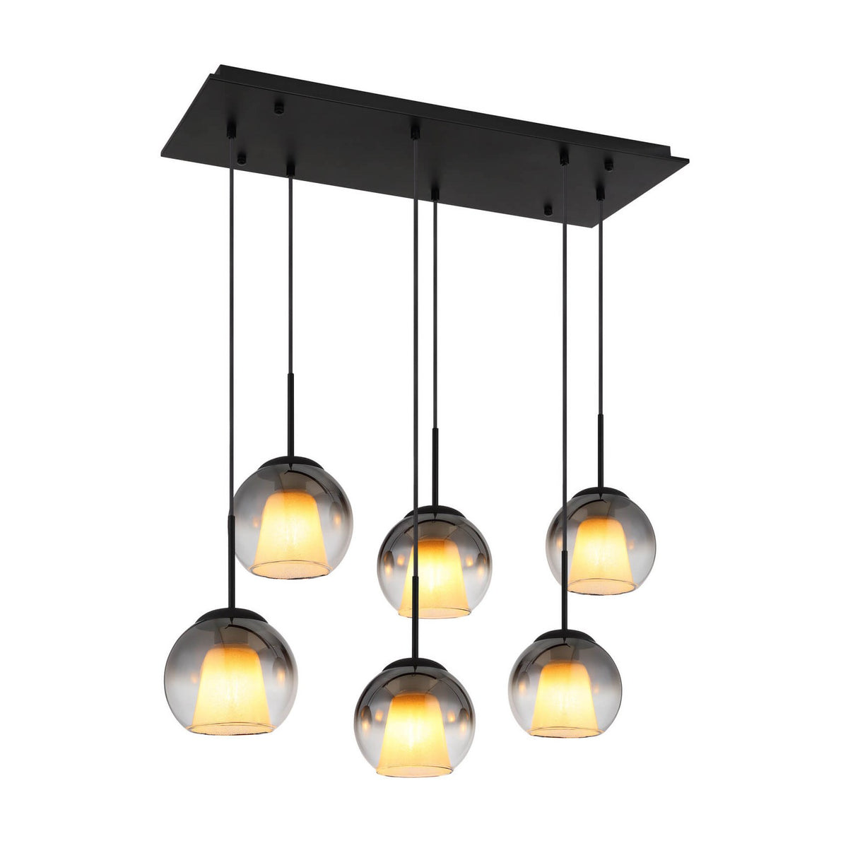 Suspension Barry noire mat (15749-6H)