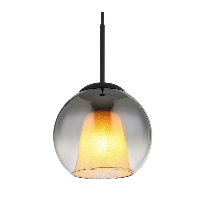 Suspension Barry noire mat (15749H)