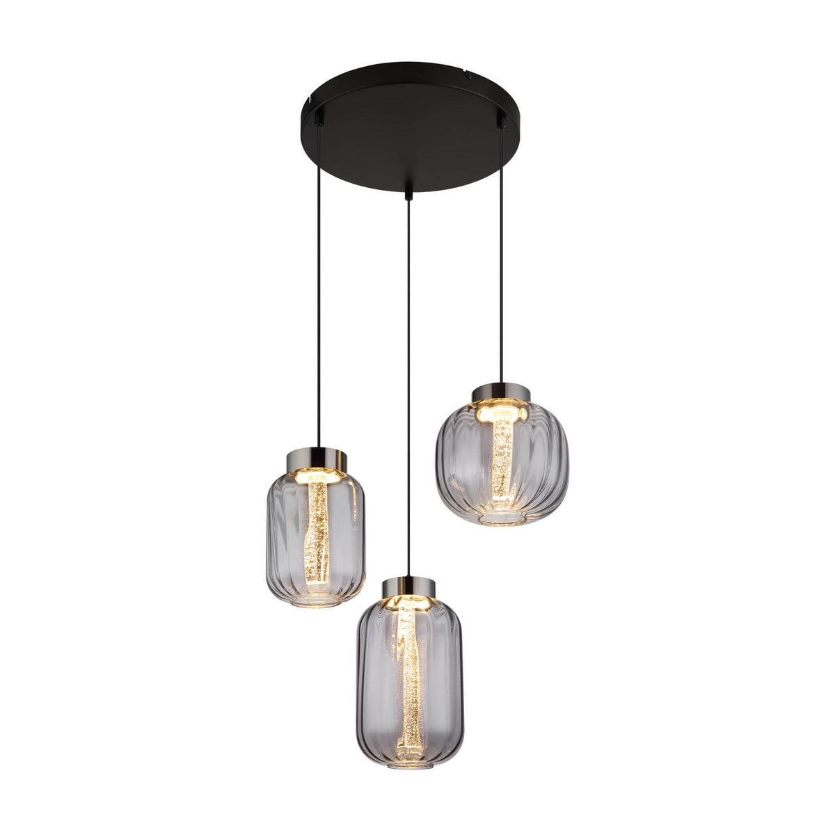 Suspension Fluoro noire mat (15746-3H)
