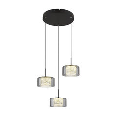 Suspension Fogsy noire mat (15634-3)