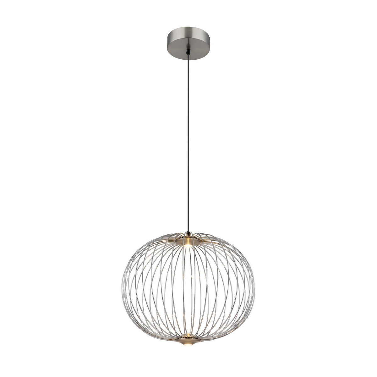 Suspension Galway nickel satiné (15652H1N)