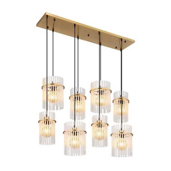 Suspension luminaire | Gorley Dorée H 125 cm