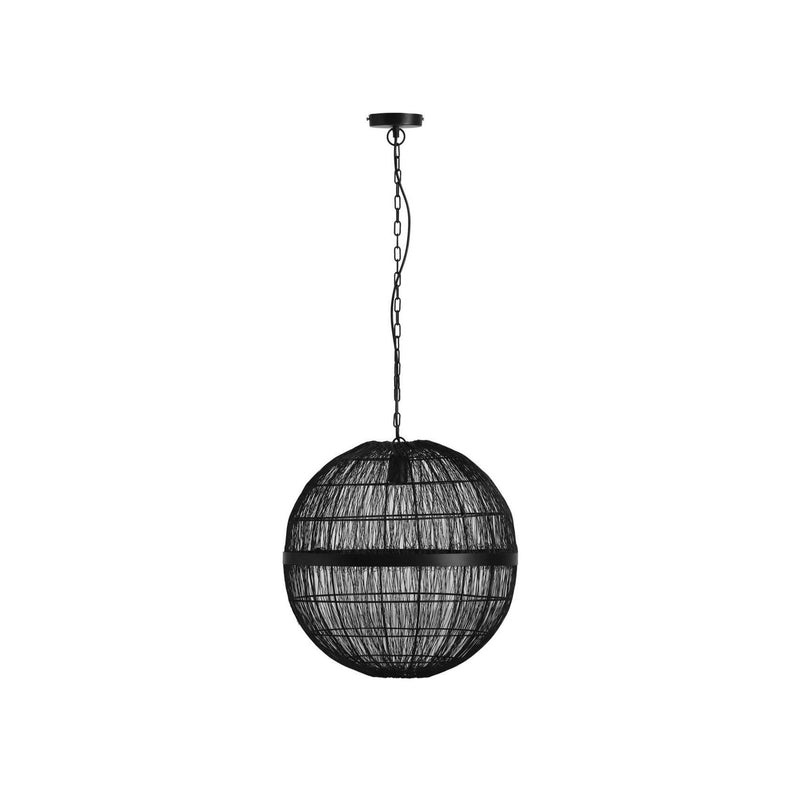 Suspension Hermi Ii noire mat (14994H3)
