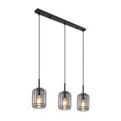 Suspension Kammi noire mat (15559-3H)