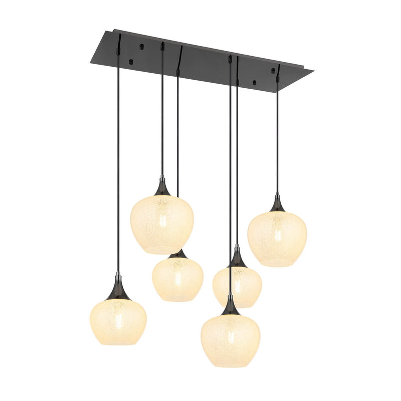 Suspension Maxy noire et chromée (15548-6HK)