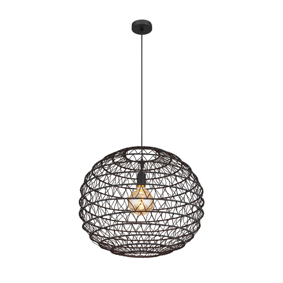 Suspension Senni noire mat (15689H2)
