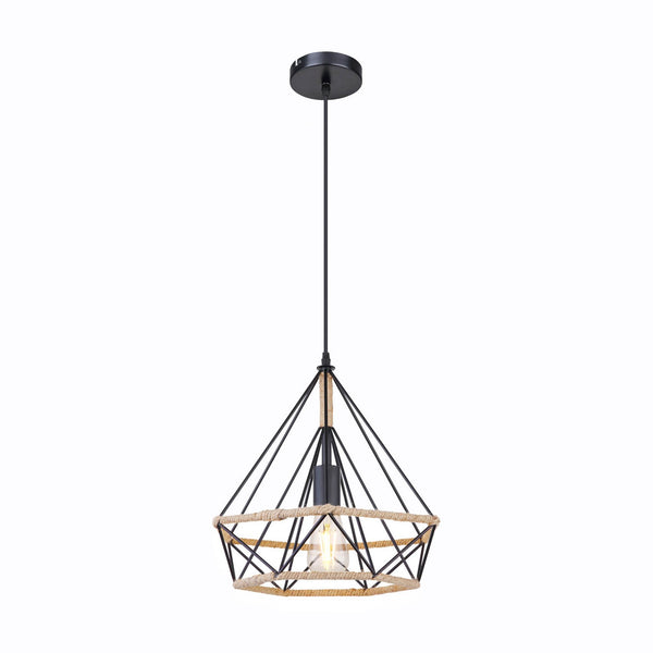 Suspension luminaire | Ulleu Noire H 150 cm