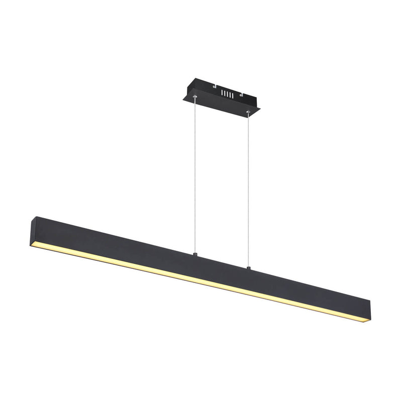 Suspension Verena noire mat