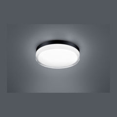 Plafonnier extérieur Tana noir, Ø 28 cm