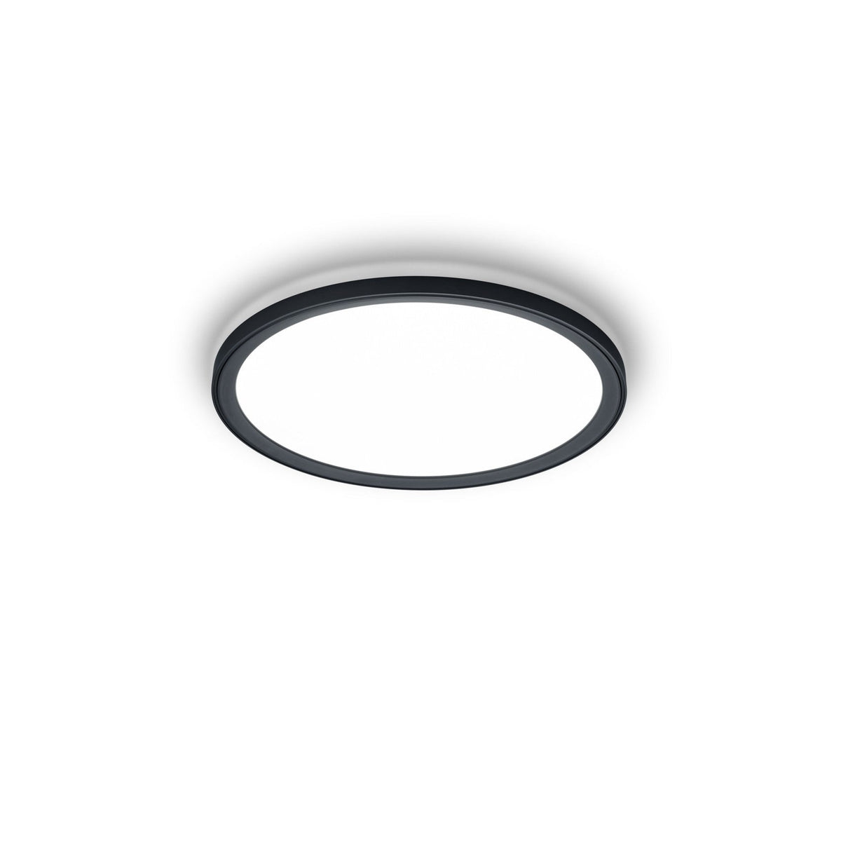 Plafonnier Dawa noir, Ø 55 cm