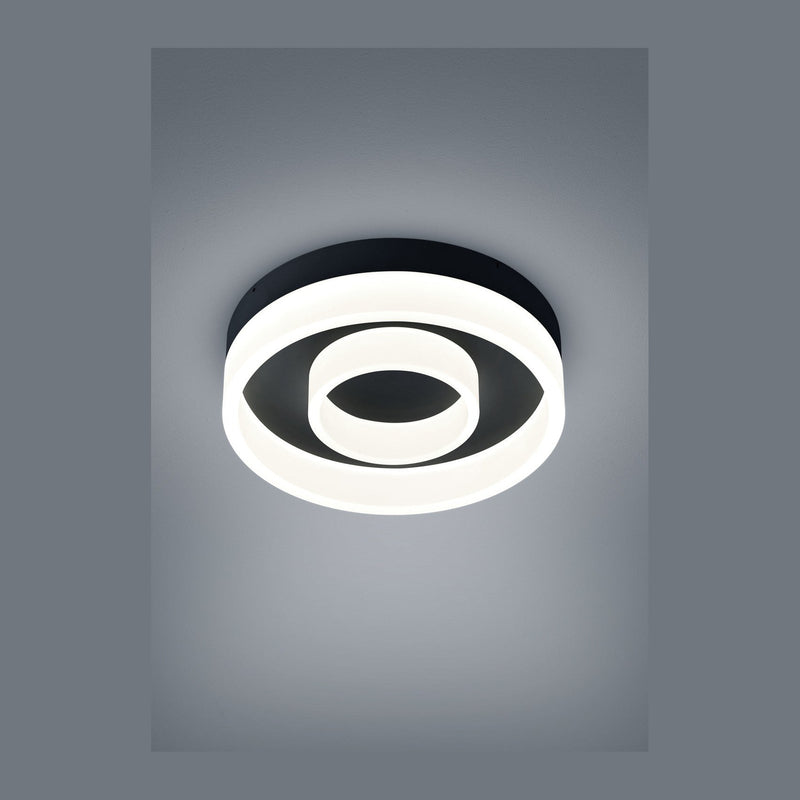 Plafonnier LED | LIV Noir Ø 30 cm