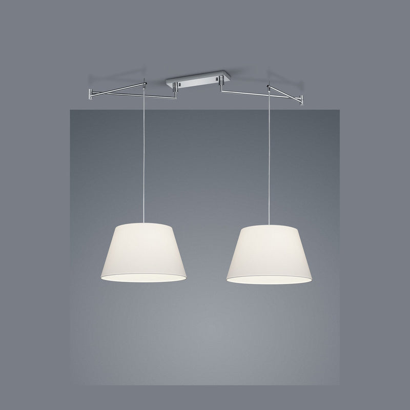 Suspension Certo 2 lumières chromée (26/1847.04/9276)