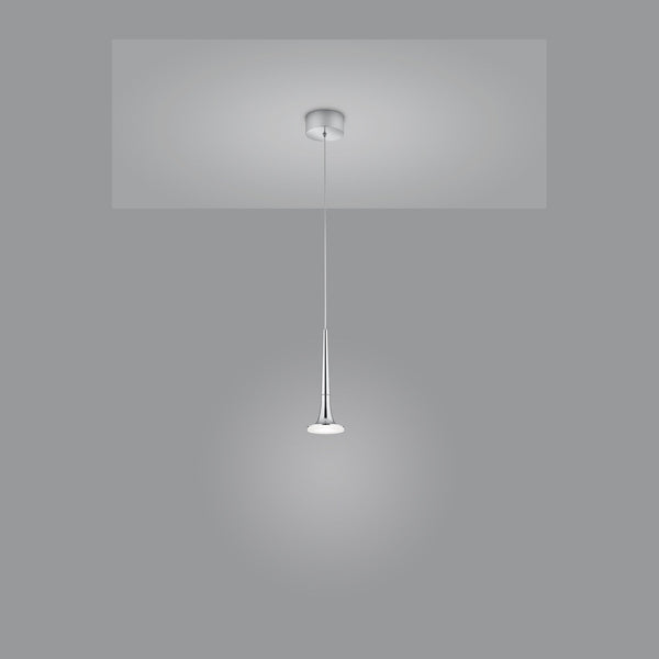 Suspension luminaire | Flute Chromée