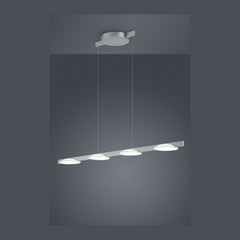 Suspension Pole nickel, L 125,5 cm