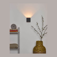 Applique murale XIO grise, H 9,7 cm