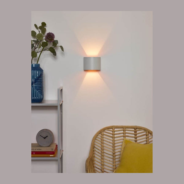 Applique murale XIO blanche, L 13 cm