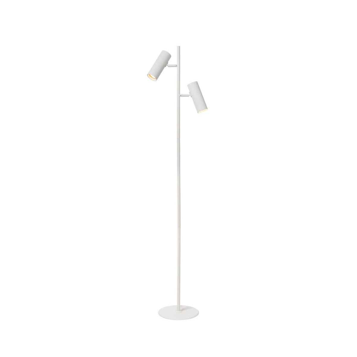 Lampadaire Clubs 2 lumières blanc