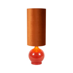 Lampadaire Esterad orange, verre