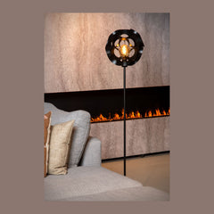 Lampadaire Hannelore noir