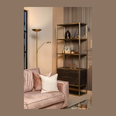 Lampadaire salon | Zenith Doré