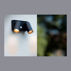 Applique extérieure Taylor 2 lumières noire