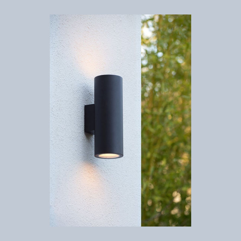 Applique extérieure Volantis 2 lumières noire