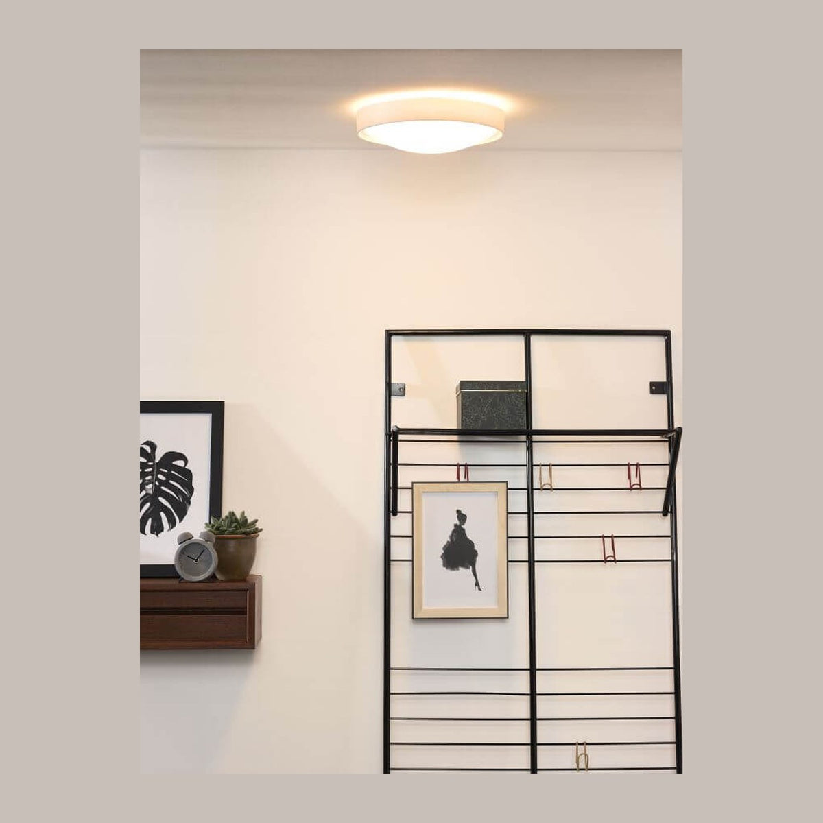 Plafonnier LEX 2 lumières blanc
