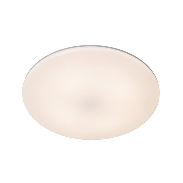 Plafonnier Olson opale, Ø 29 cm