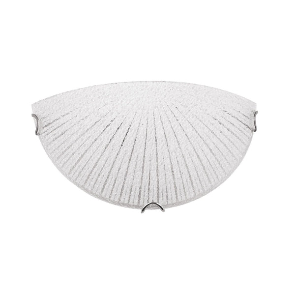 Applique murale Shell blanche, verre