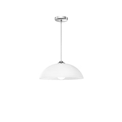 Suspension Vinca blanche, verre (600822)