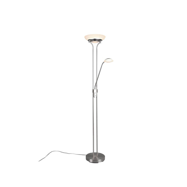 Lampadaire Orson nickel satiné