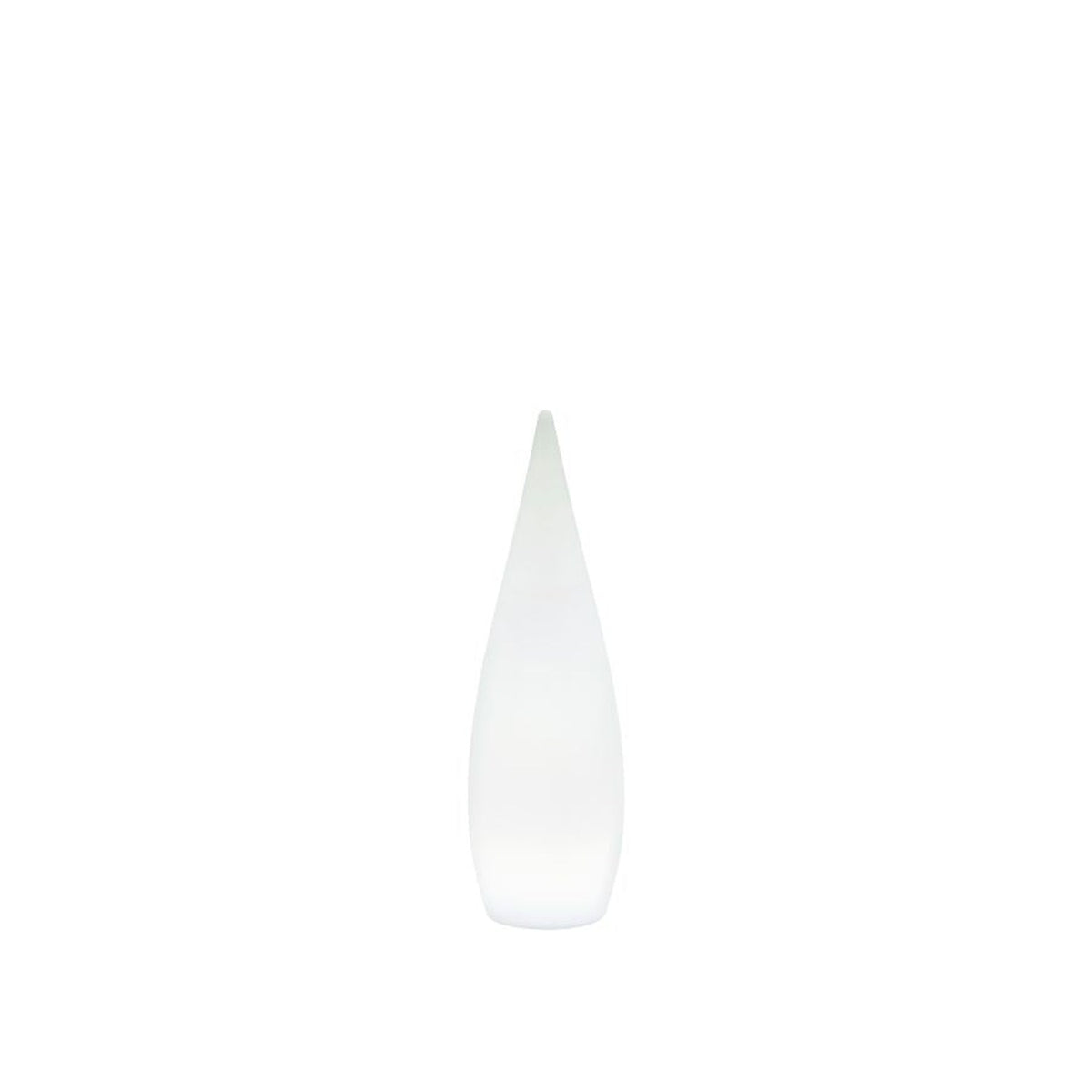 Lampe extérieure Palmas blanche, H 80 cm