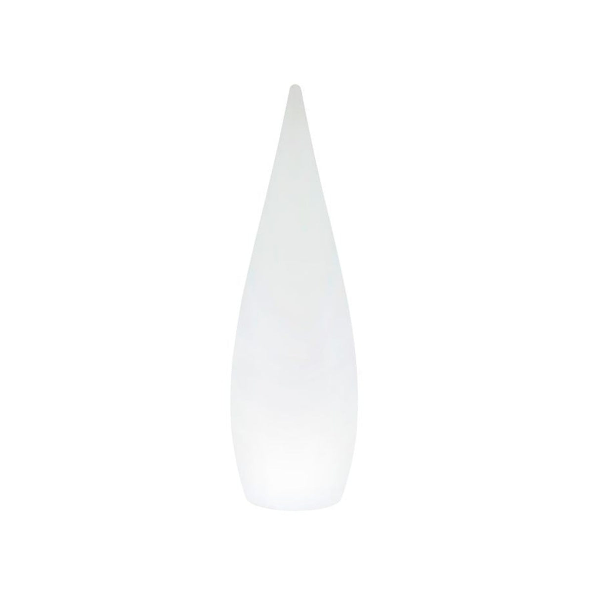 Lampe extérieure Palmas blanche, H 120 cm