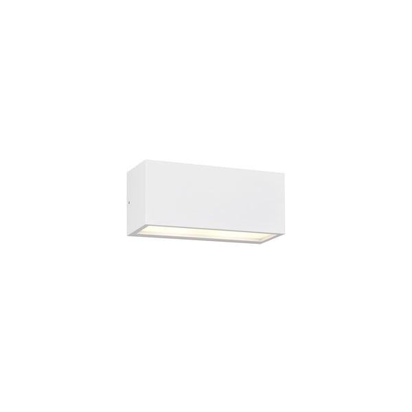 Applique extérieure Mayenne 2 lumières blanche mat