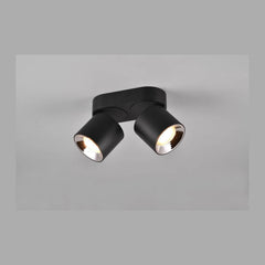 Plafonnier Guayana 2 lumières noir mat