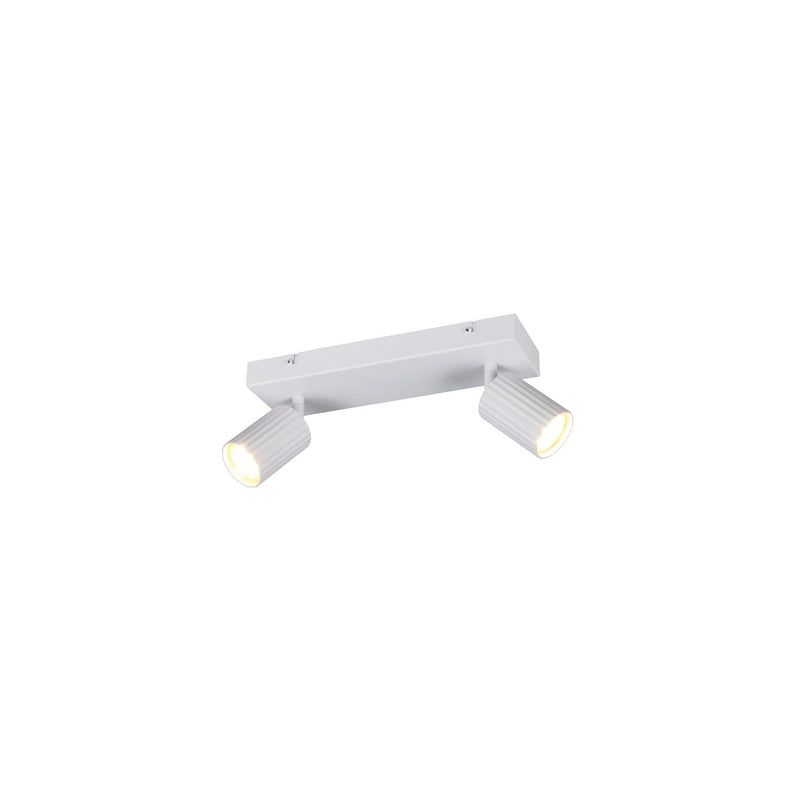 Spot Soka 2 lumières blanc mat