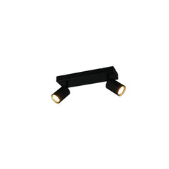 Spot Soka 2 lumières noir mat