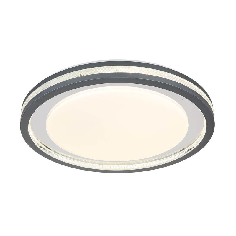 Plafonnier Terpsa blanc mat, Ø 47,8 cm