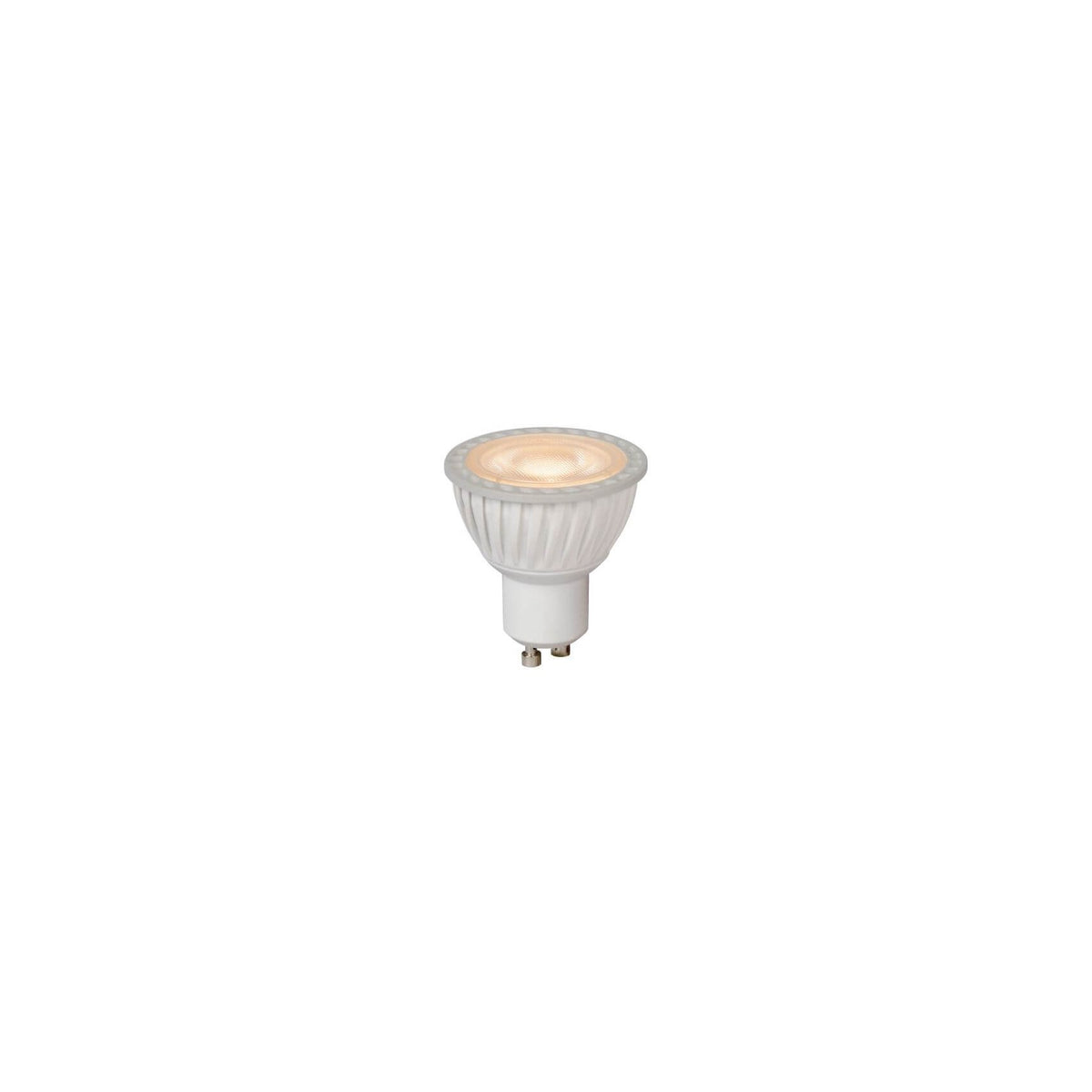 Ampoule LED GU10 blanche et transparente, 5 W | Lucide