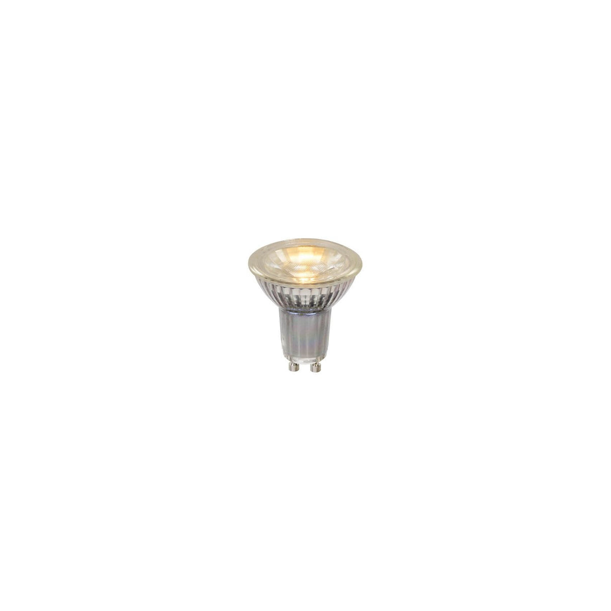 Ampoule LED GU10 transparente, 5 W | Lucide