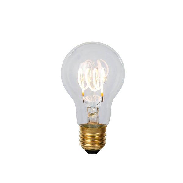 Ampoule LED E27 standard à filament transparente, 5 W | Lucide