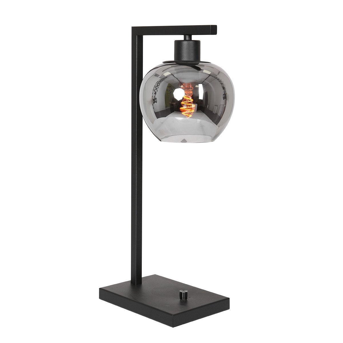 Lampe à poser Lotus noir