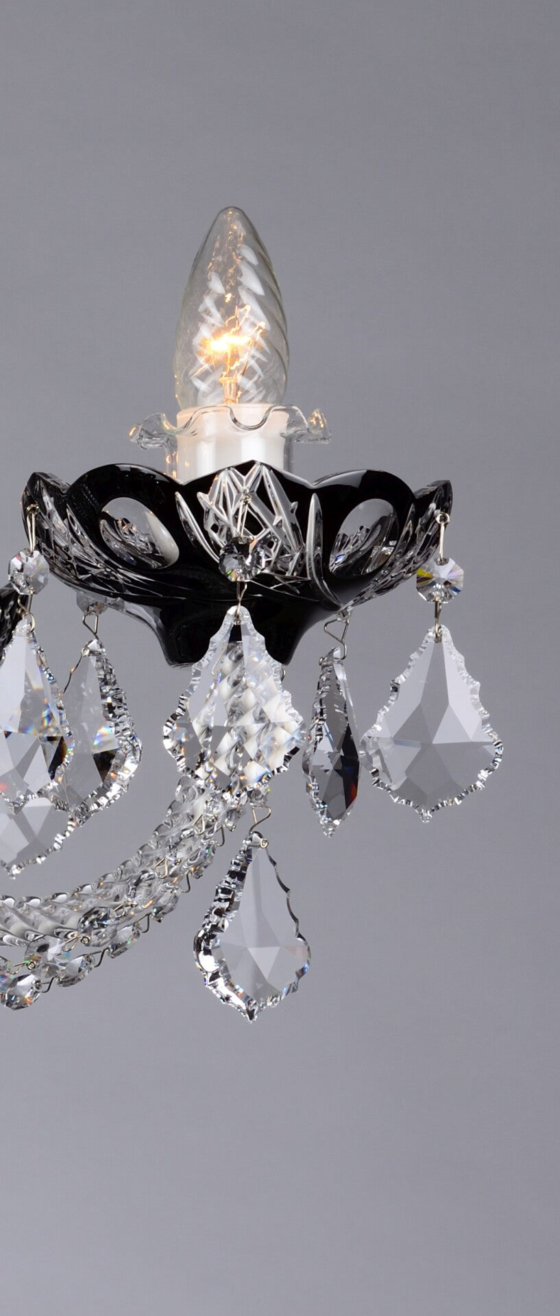 Lustre en cristal BLACK-SPS