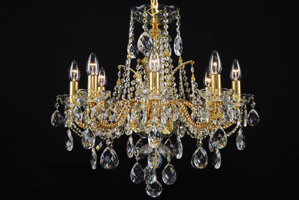 Lustre en cristal LLCH08-COATED-CRYSTAL-D
