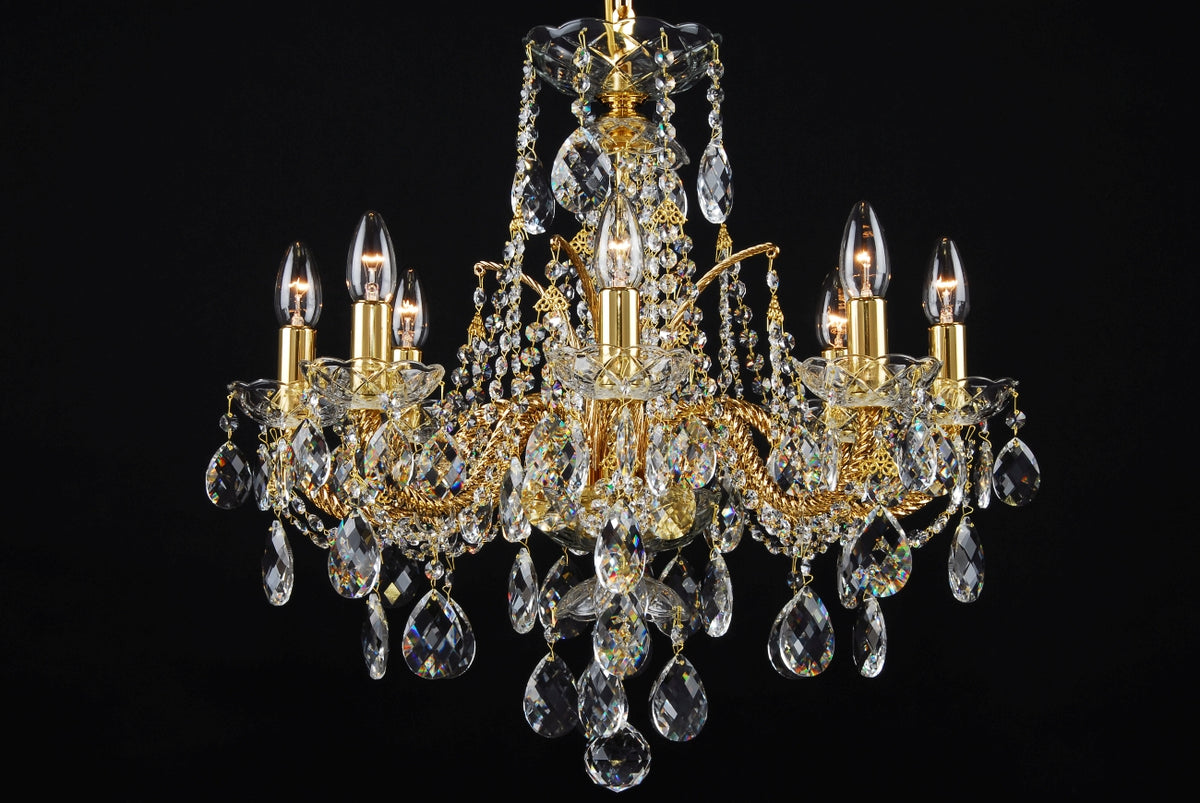 Lustre en cristal LLCH08-COATED-CRYSTAL-D
