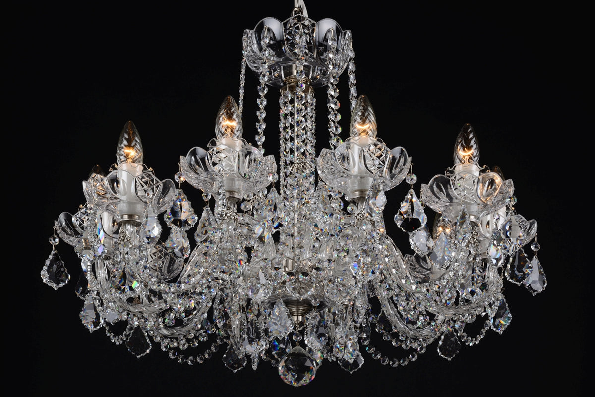 Lustre en cristal LLCH10-CRYSTAL-NBS