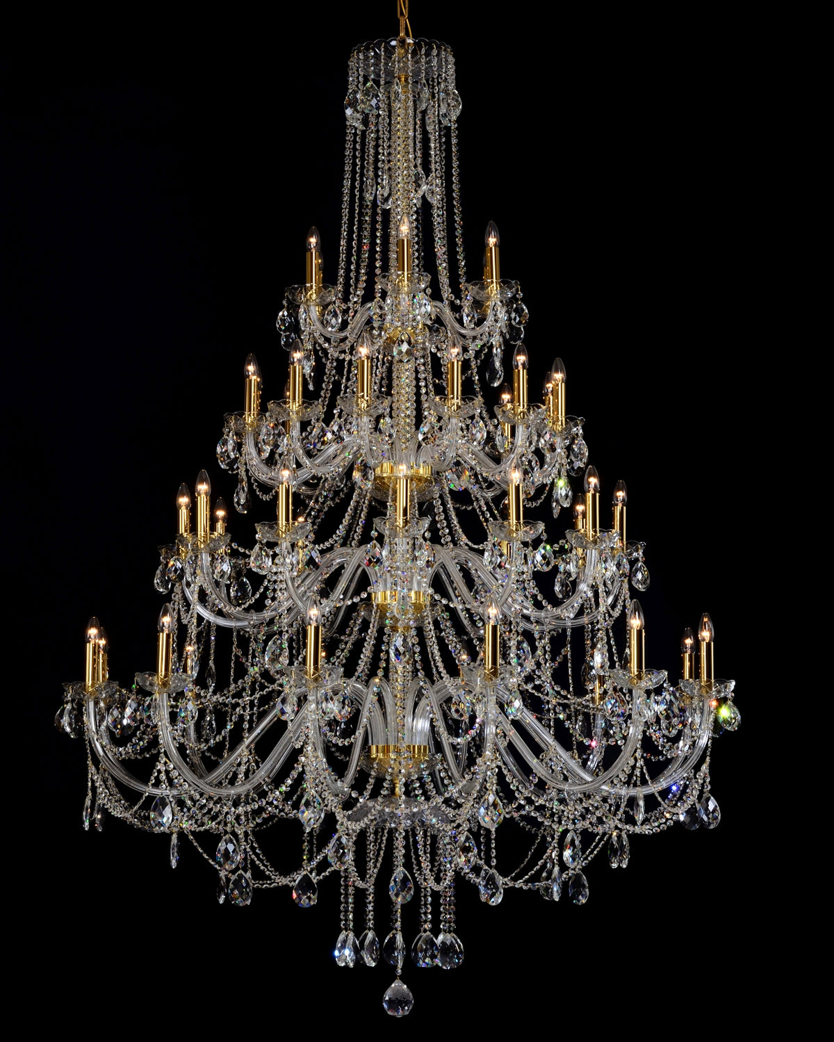 Lustre en cristal LLCH42-CRYSTAL-XLG-LONG