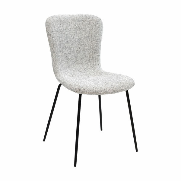 Chaise de salle à manger Crème Texturée Premium | NOVA