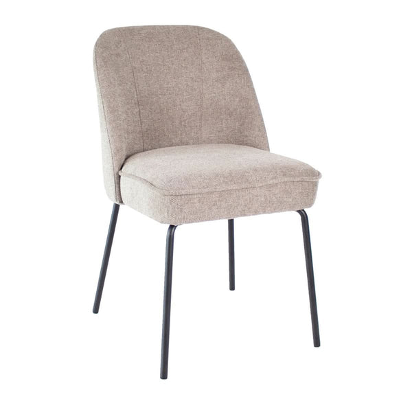 Chaise de Salle à Manger Taupe Confort Rembourrée | NOVA
